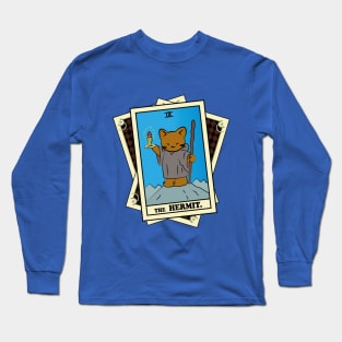 TAROT CARDS DECK | THE HERMIT. | FORTUNE CAT Long Sleeve T-Shirt